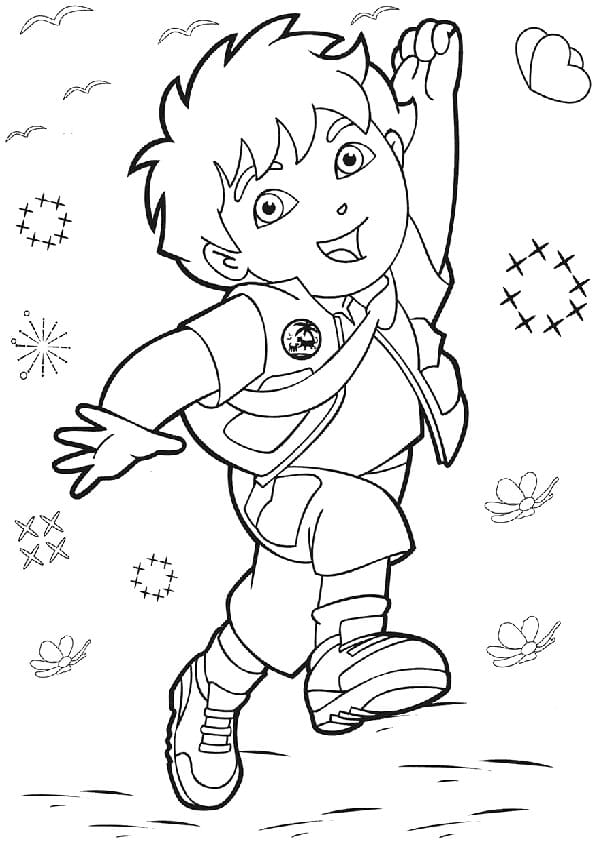 Diego Pour les Enfants coloring page