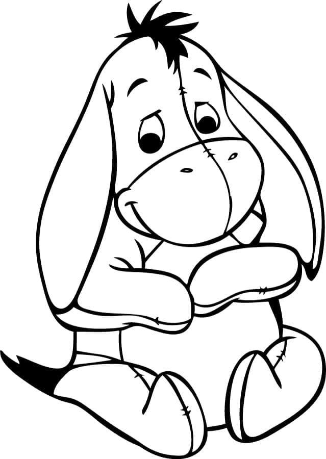 Coloriage Disney Bébé Bourriquet