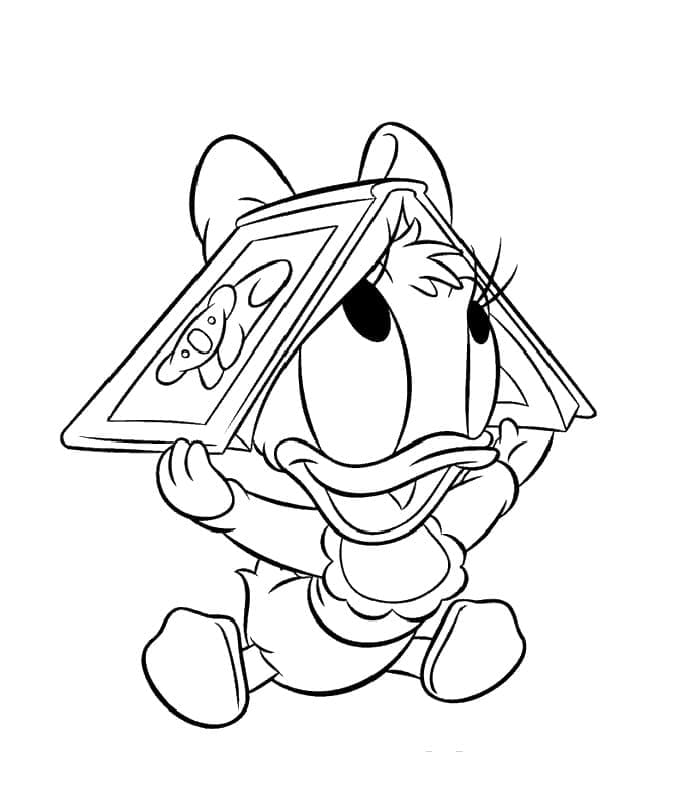 Disney Bébé Daisy Duck coloring page