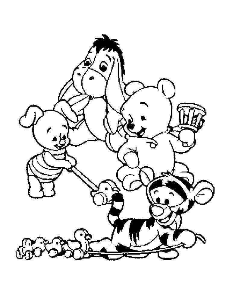 Disney Bébé Winnie l’ourson coloring page