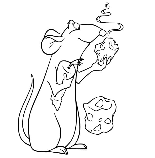 Coloriage Disney Ratatouille Rémy