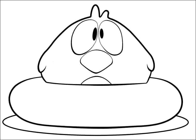 Dodoloiseau dans Pocoyo coloring page