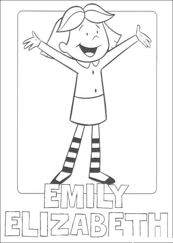 Emily Elizabeth de Clifford coloring page