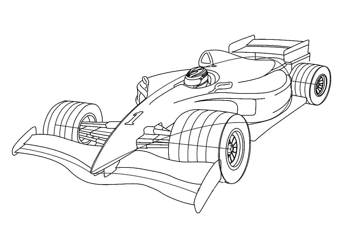 Coloriage F1 Formule 1