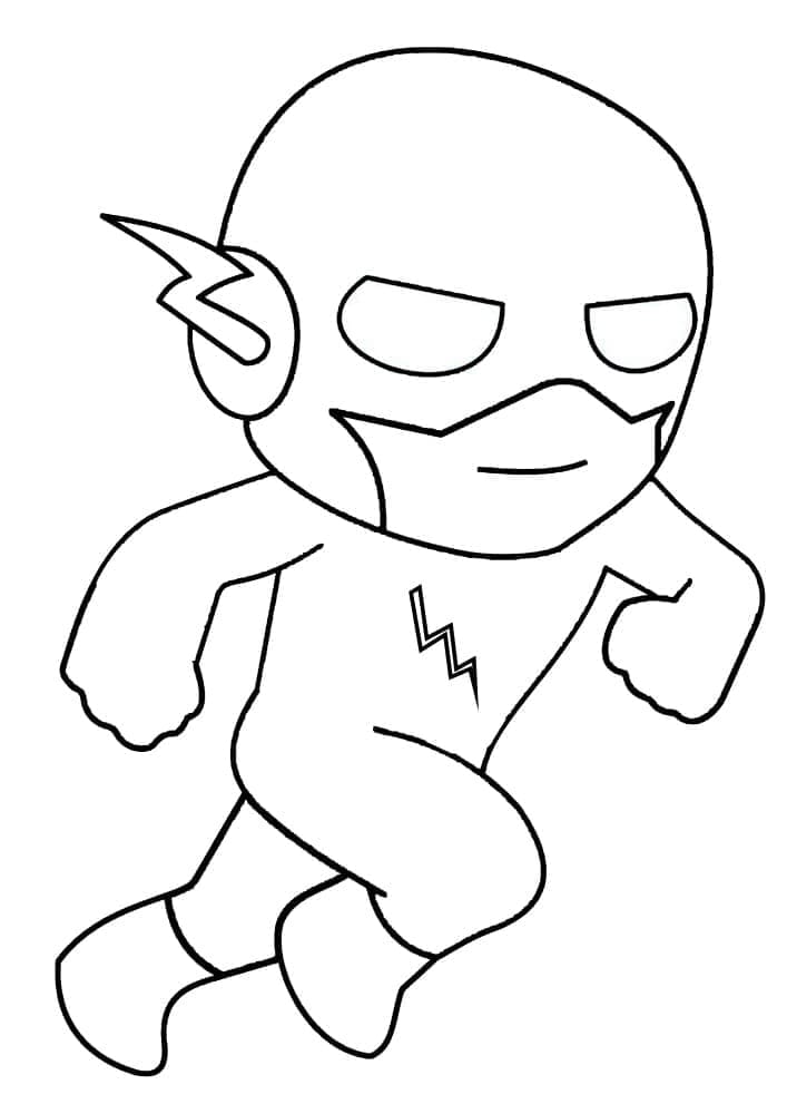 Flash Adorable coloring page