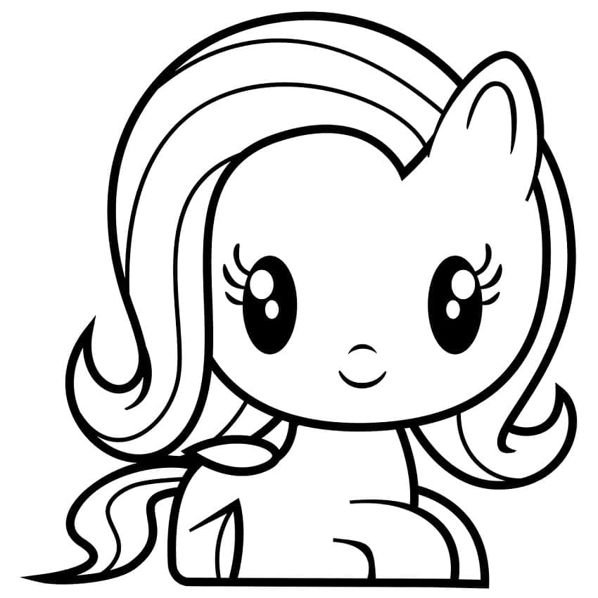 Coloriage Fluttershy Cutie Mark Crew