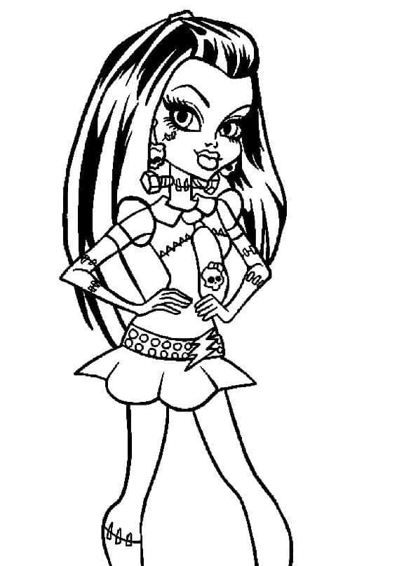 Coloriage Frankie Stein Monster High