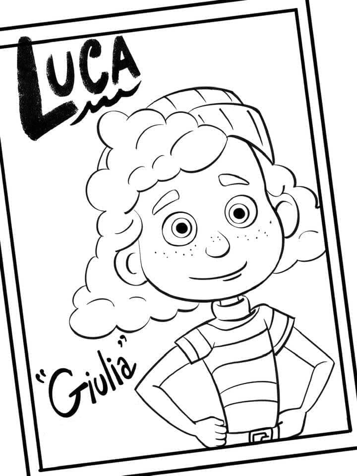 Giulia Marcovaldo de Luca coloring page