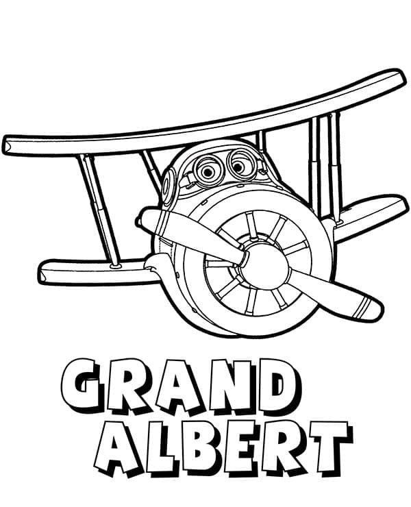 Grand Albert coloring page