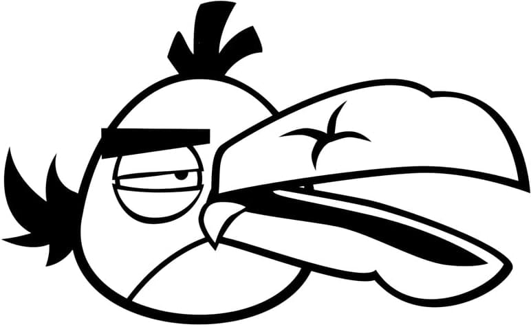 Coloriage Hal Angry Birds