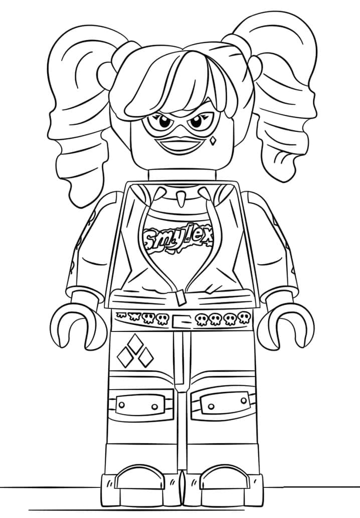 Coloriage Harley Quinn Lego
