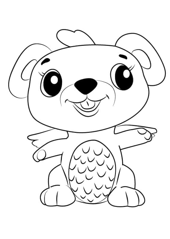 Coloriage Hatchimals Mouseswift