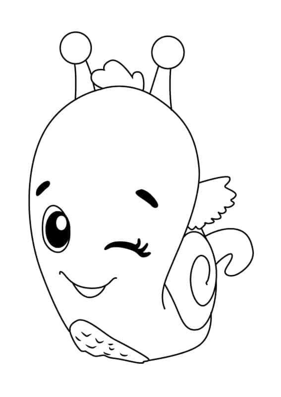 Coloriage Hatchimals Snailtail