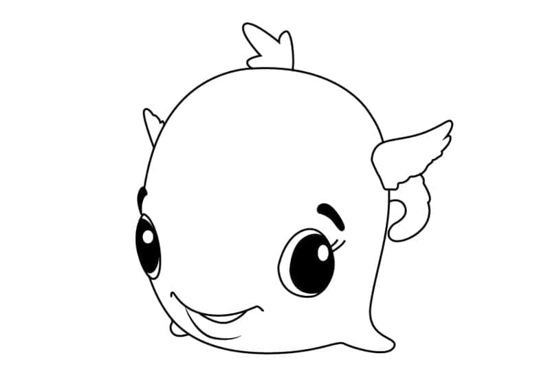 Coloriage Hatchimals Swhale