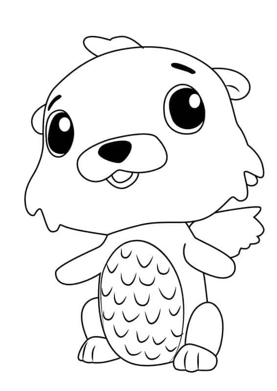 Coloriage Hatchimals Swotter