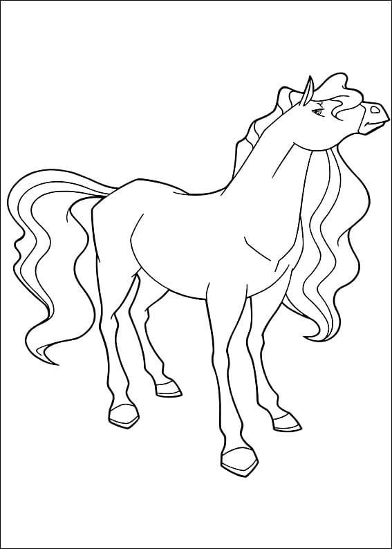 Coloriage Horseland Cheval