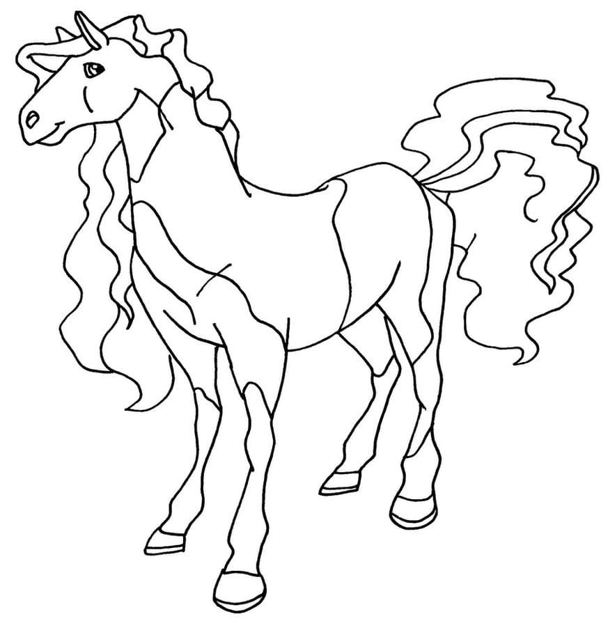 Horseland Panache coloring page