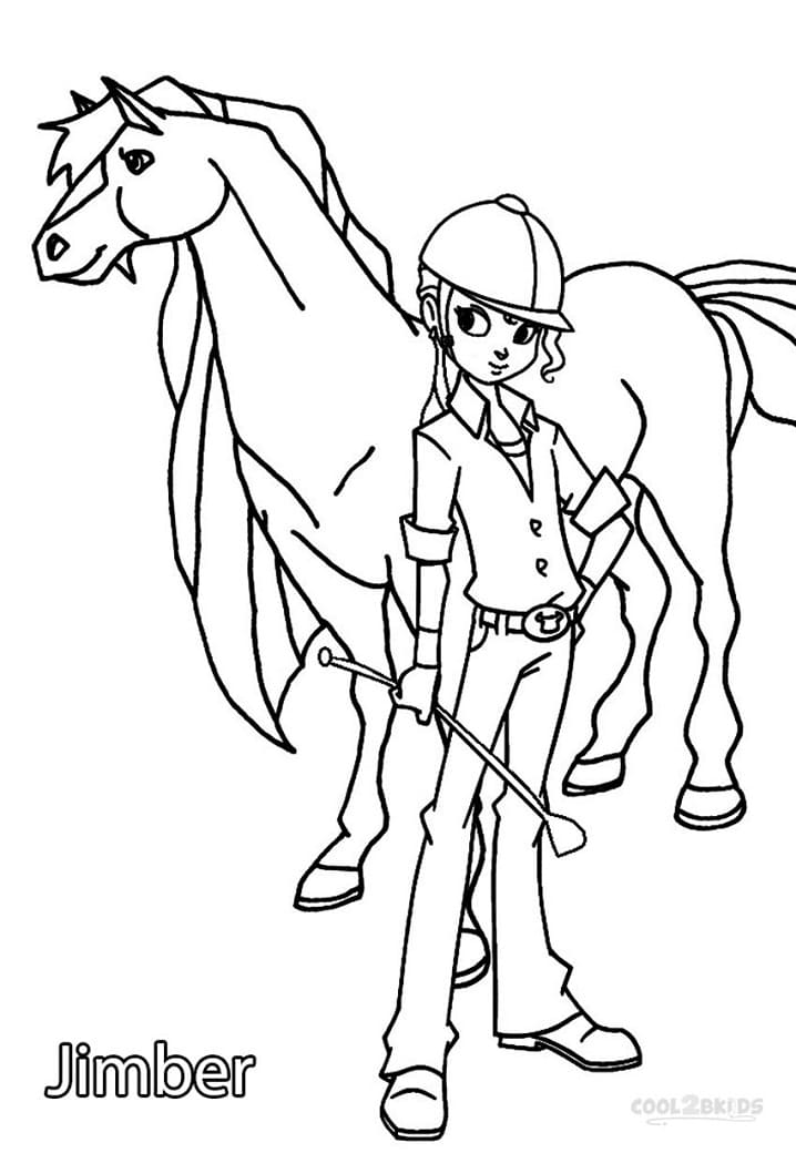 Horseland Pour Enfants coloring page