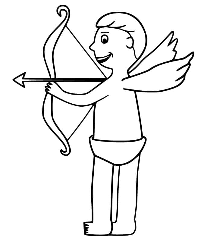 Image de Cupidon coloring page