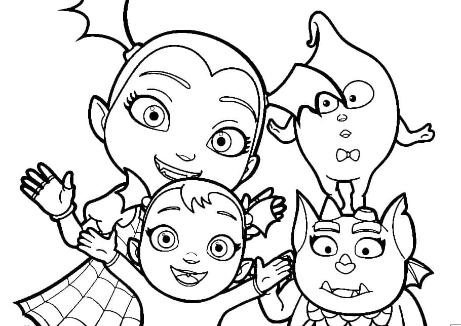 Coloriage Image de Vampirina