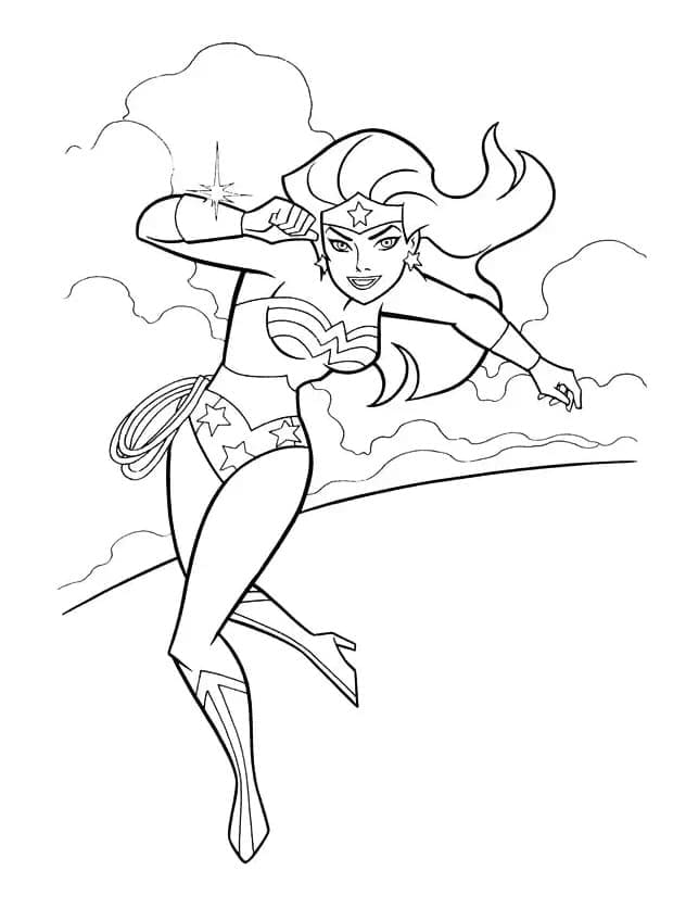 Image de Wonder Woman coloring page