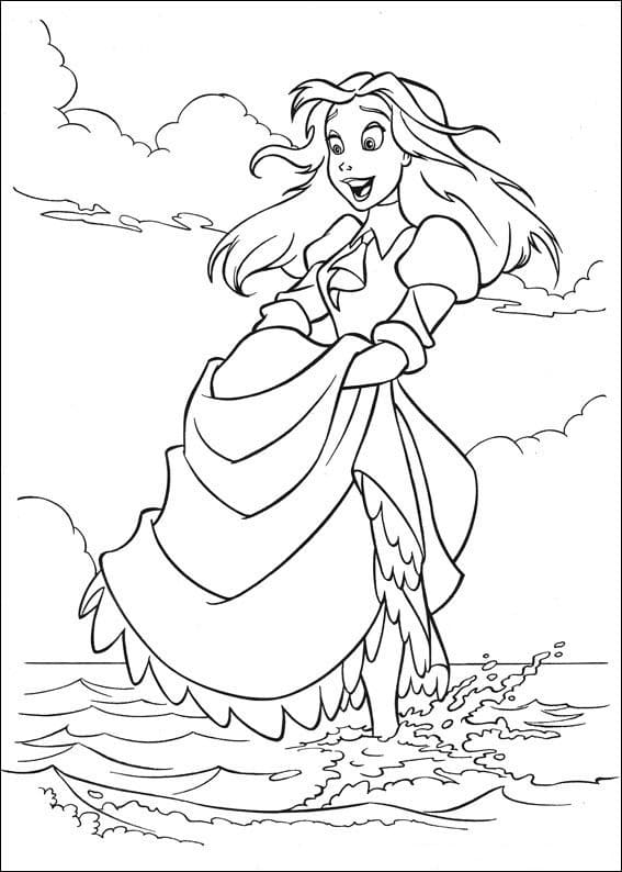 Jane Porter de Disney Tarzan coloring page