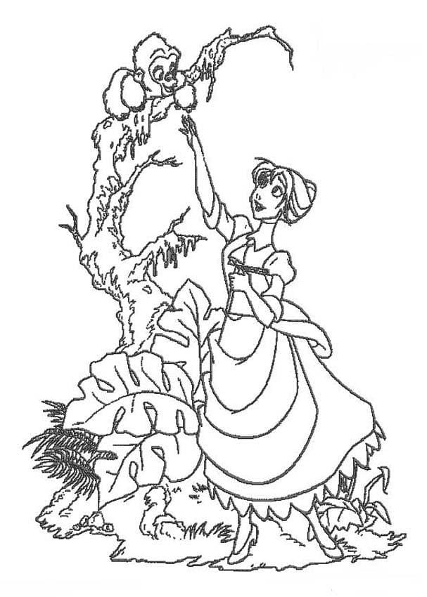 Jane Porter coloring page