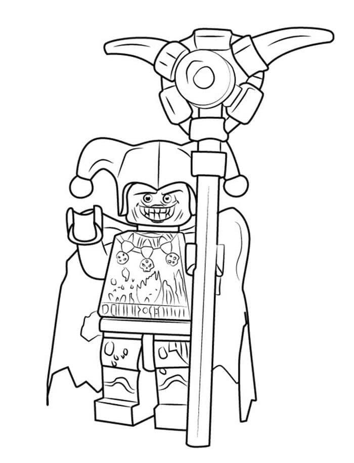 Jestro de Lego Nexo Knights coloring page