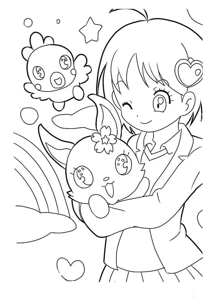 Jewelpet 2 coloring page
