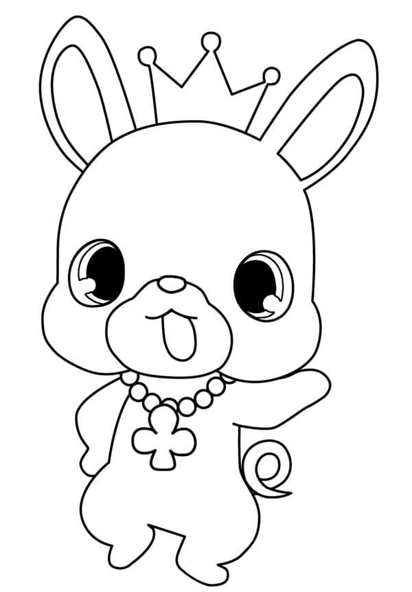 Jewelpet King coloring page