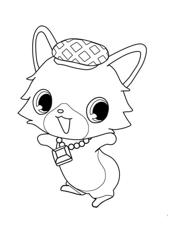 Jewelpet Nephrite coloring page