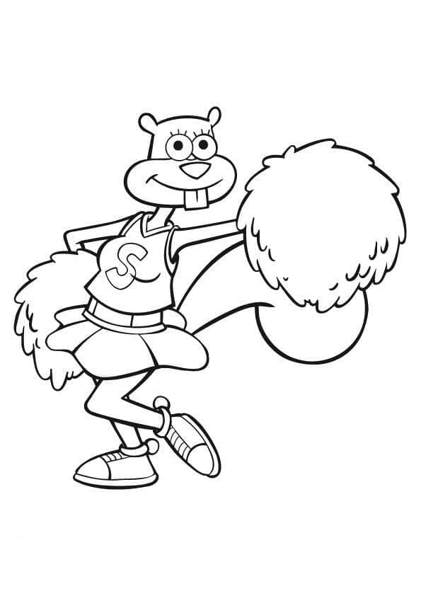 Coloriage Jolie Sandy Ecureuil T l charger Et Imprimer Gratuit Sur 