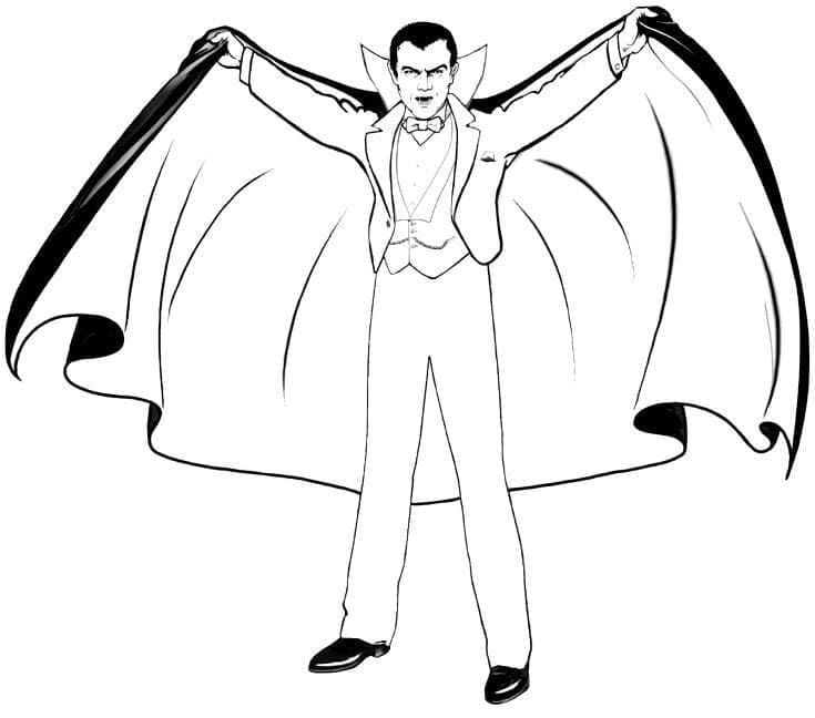 Le Vampire coloring page