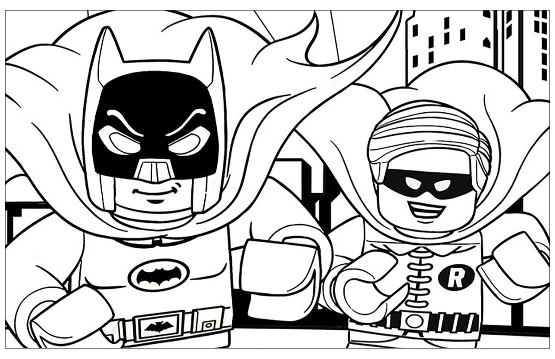Lego Batman 3 coloring page