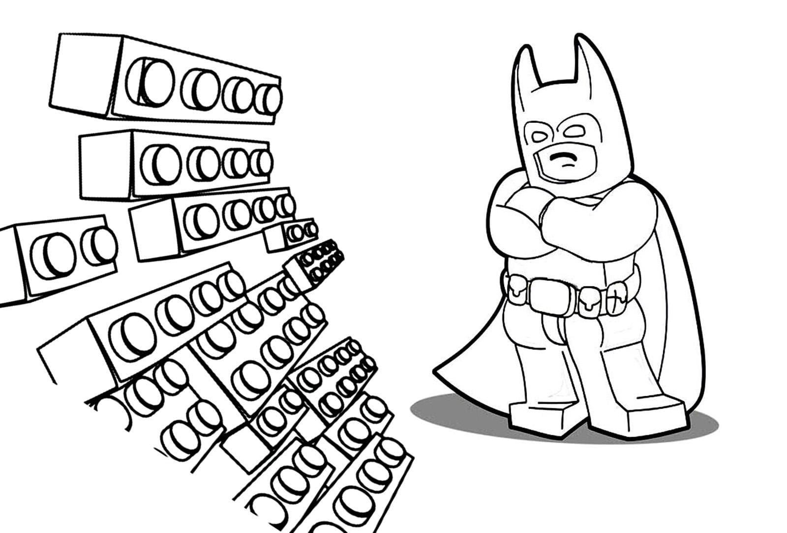 Coloriage Lego Batman Gratuit