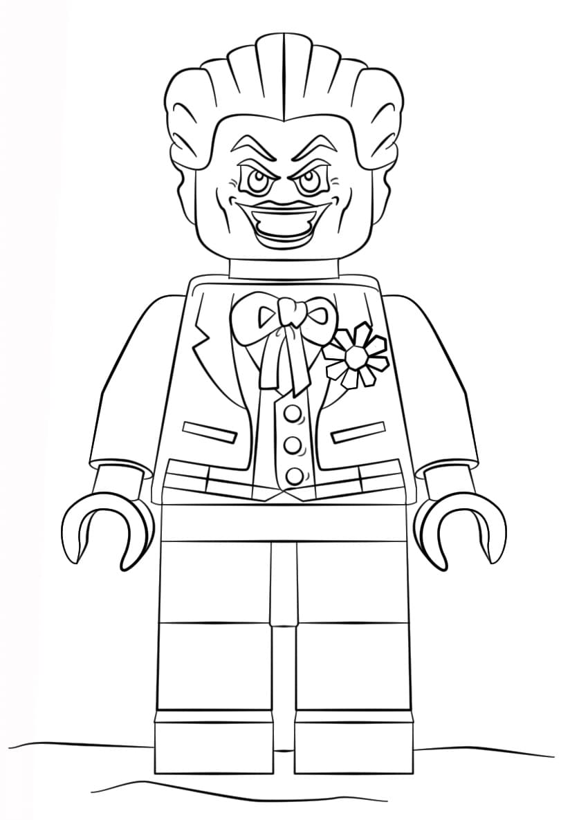 Coloriage Lego Batman Joker