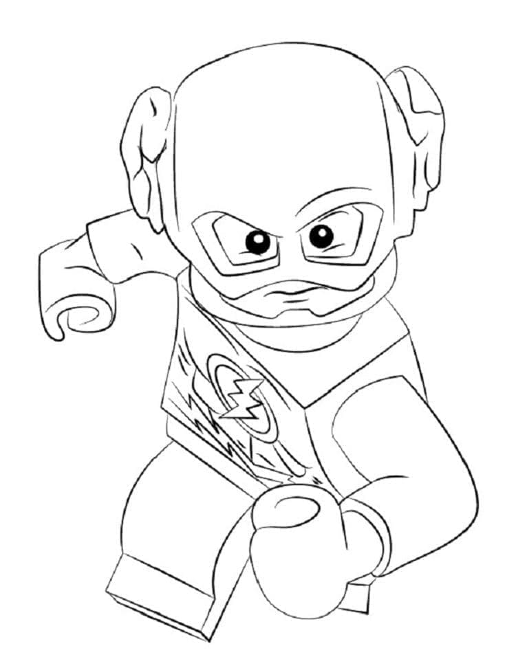 Lego Flash coloring page