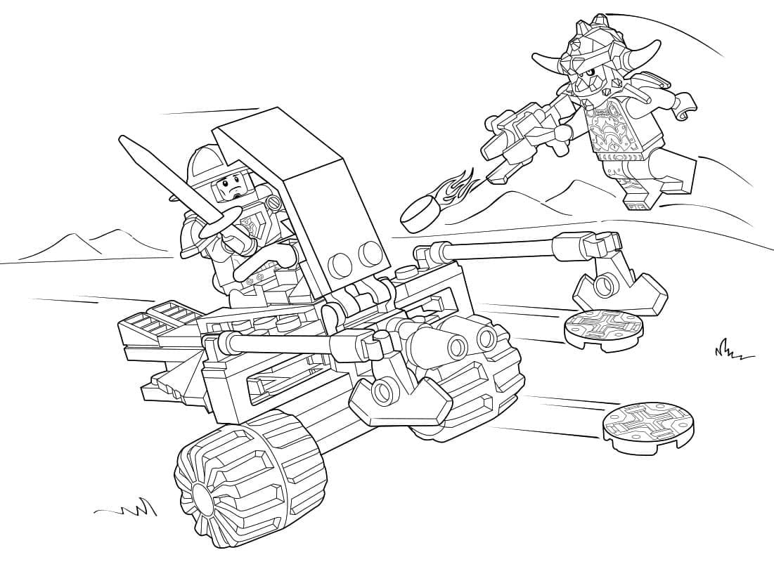 Lego Nexo Knights 5 coloring page