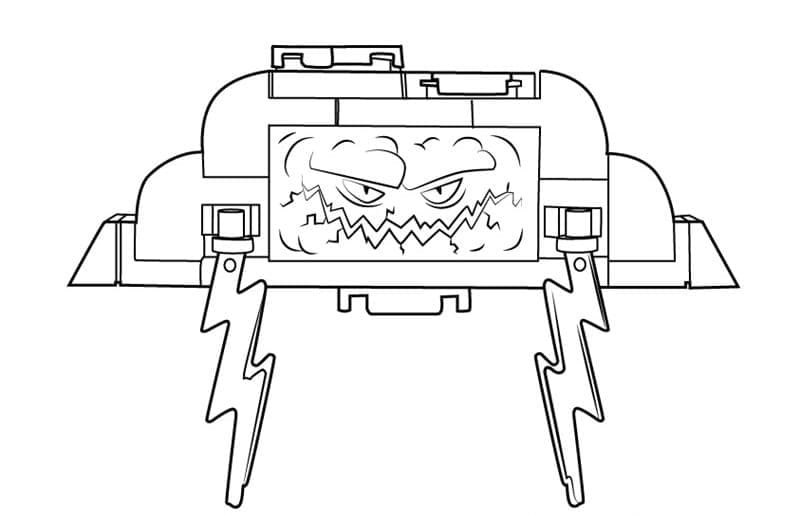 Lego Nexo Knights Cloud of Monstrox coloring page