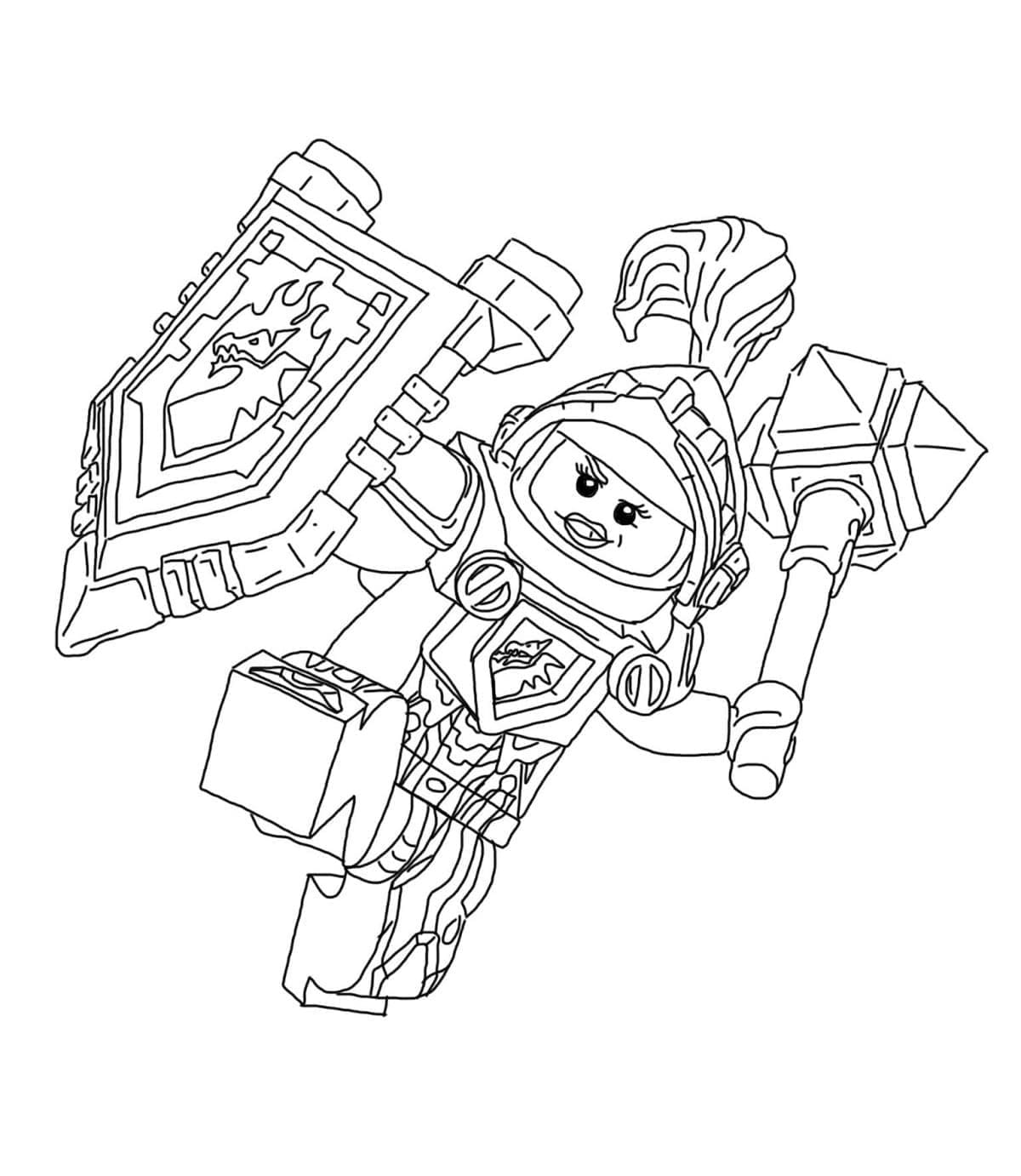 Lego Nexo Knights Pour Enfants coloring page