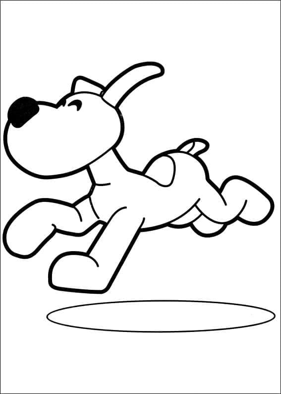 Loula de Pocoyo coloring page