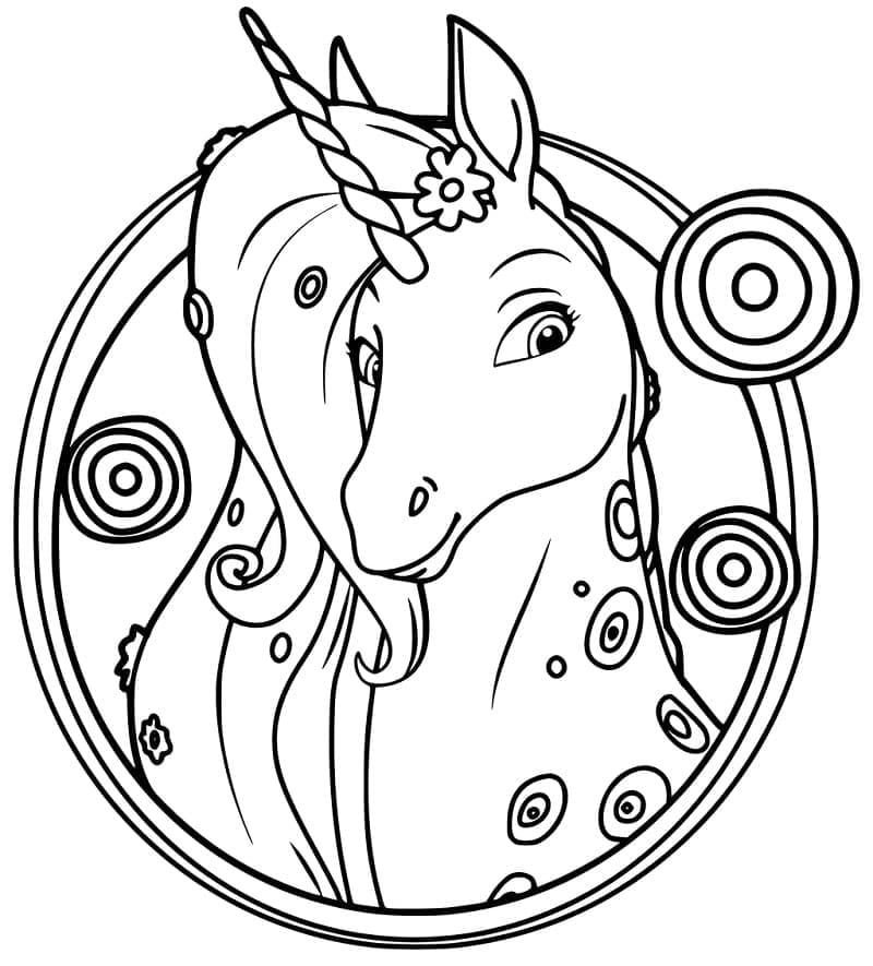 Mia et Moi Onchao coloring page