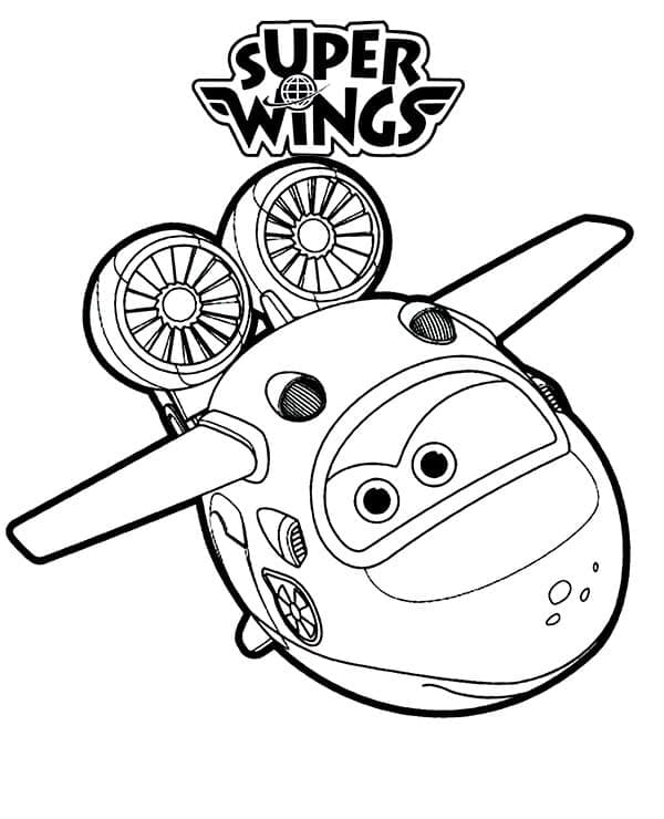Mira de Super Wings coloring page