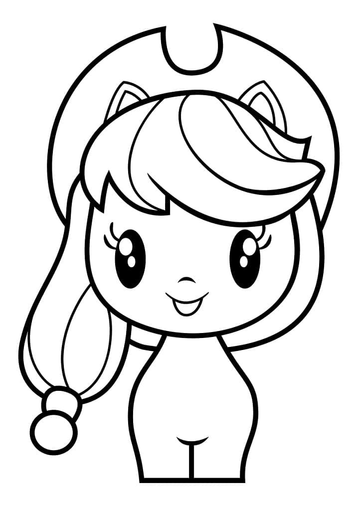 MLP Cutie Mark Crew Applejack coloring page