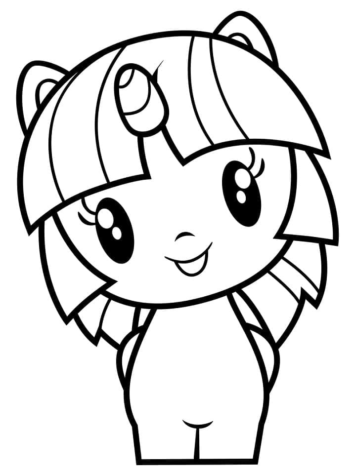 Coloriage MLP Cutie Mark Crew Twilight Sparkle