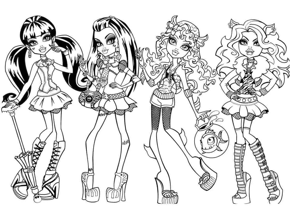 Monster High Gratuit coloring page