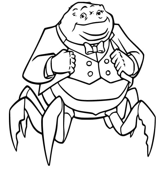 Monstres et Cie Henry J. Waternoose coloring page
