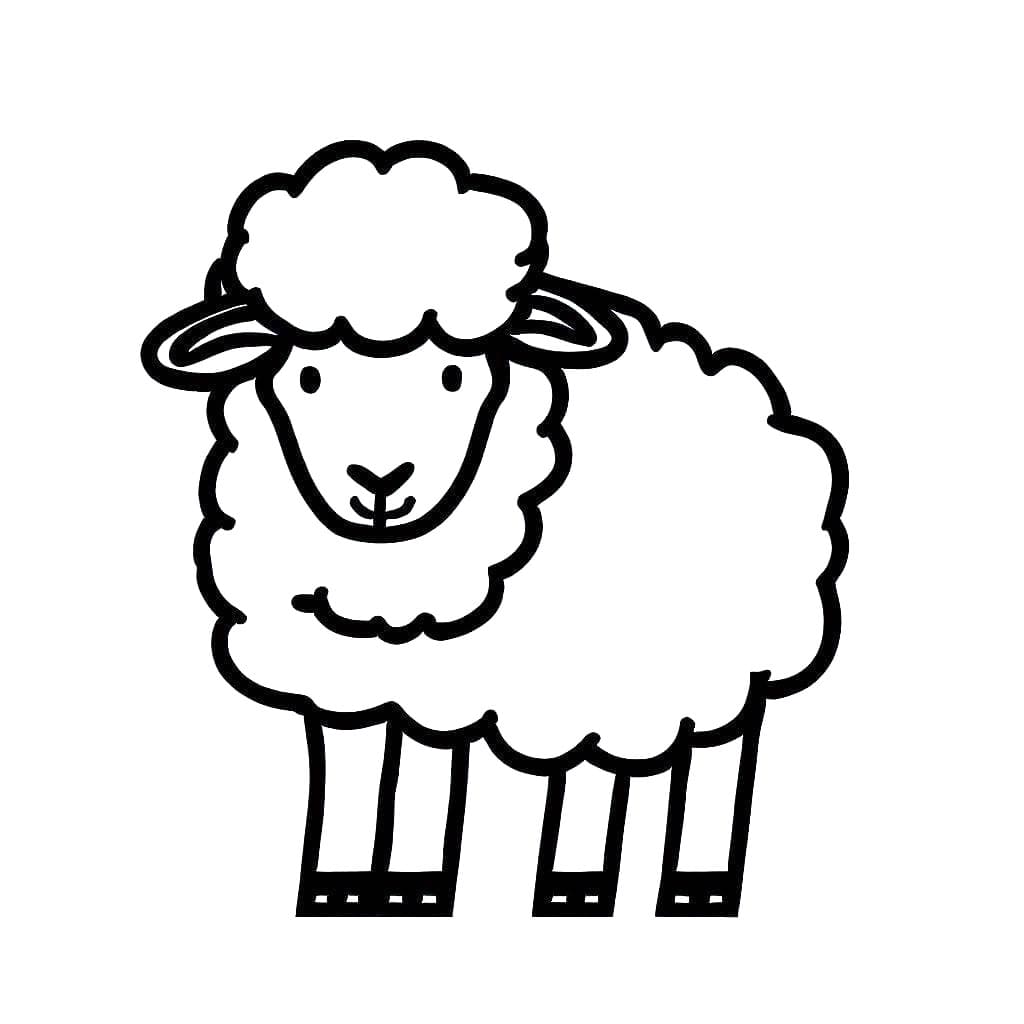 Mouton 10 coloring page