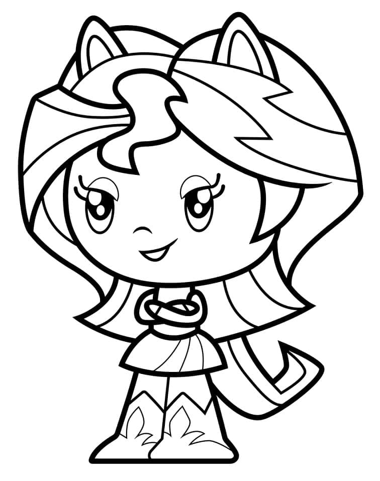 My Little Pony Cutie Mark Crew Equestria Girls coloring page