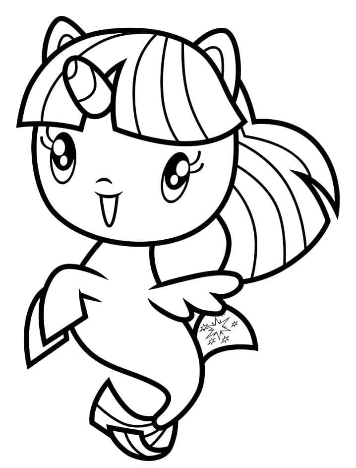 Coloriage My Little Pony Cutie Mark Crew Twilight Sparkle